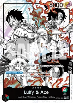 Luffy & Ace ST30-001 P1 Luffy & Ace