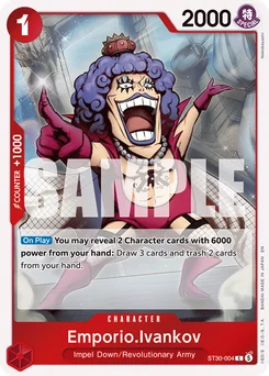 Emporio.Ivankov ST30-004 Luffy & Ace