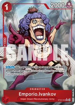 Emporio.Ivankov ST30-004 P1 Luffy & Ace