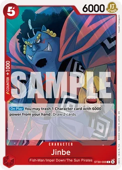 Jinbe ST30-006 Luffy & Ace