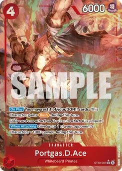 Portgas.D.Ace ST30-007 P1 Luffy & Ace
