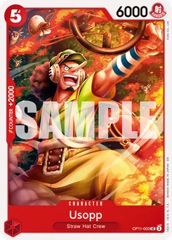 Usopp OP11-003 R1 Red Monkey.D.Luffy