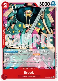 Brook ST31-003 Red Monkey.D.Luffy