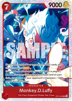 Monkey.D.Luffy ST31-004 Red Monkey.D.Luffy