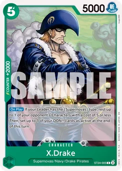 X.Drake ST24-005 R1 Green Roronoa Zoro