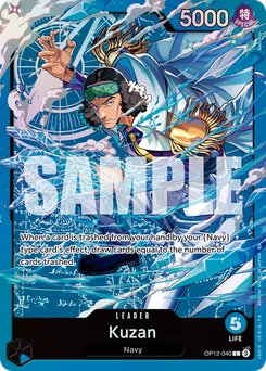 Kuzan OP12-040 P2 Blue Kuzan