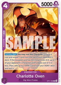 Charlotte Oven OP11-066 R1 Purple Charlotte Katakuri