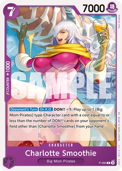 Charlotte Smoothie P-090 R1 Purple Charlotte Katakuri