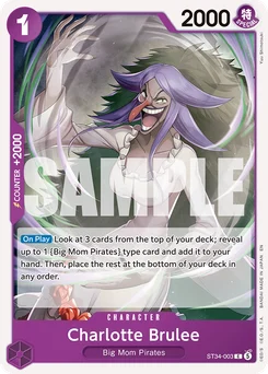 Charlotte Brulee ST34-003 Purple Charlotte Katakuri