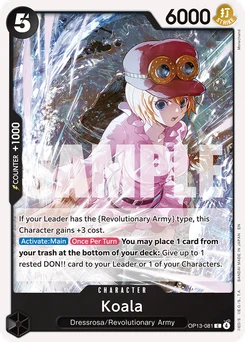 Koala OP13-081 R1 Red/Black Sabo