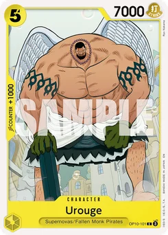 Urouge OP10-101 R1 Yellow Eustass"Captain"Kid