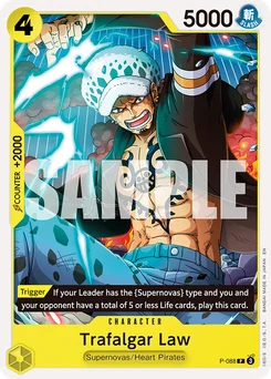 Trafalgar Law P-088 R2 Yellow Eustass"Captain"Kid
