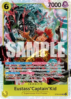 Eustass"Captain"Kid ST36-005 Yellow Eustass"Captain"Kid