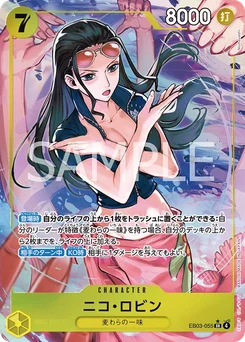 Nico Robin EB03-055 P1 One Piece Heroines Edition
