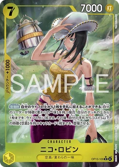 Nico Robin OP15-109 P1 Aventure sur l'Île de Dieu