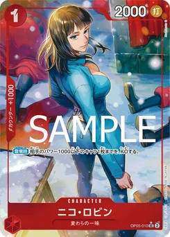 Nico Robin OP05-010 P2 One Piece Card the Best