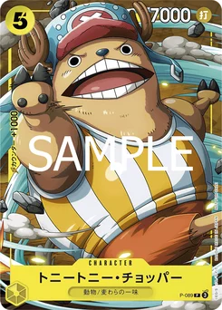 Tony Tony.Chopper P-089 Carte promo