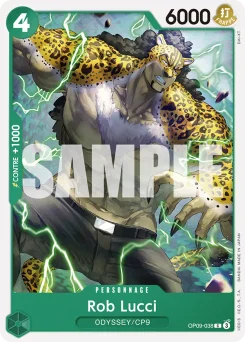 Rob Lucci OP09-038 Les Nouveaux Empereurs