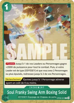 Soul Franky Swing Arm Boxing Solid OP09-041 Les Nouveaux Empereurs