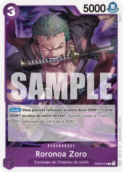 Roronoa Zoro OP09-076 Les Nouveaux Empereurs