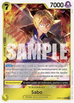 Sabo OP09-104 Les Nouveaux Empereurs