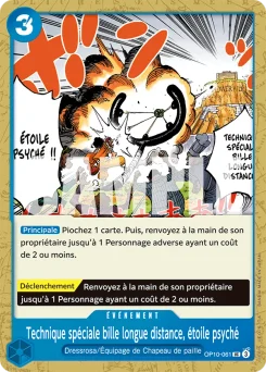 Technique spéciale bille longue distance, étoile psyché OP10-061 Sang Royal