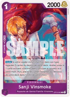Sanji Vinsmoke OP10-063 Sang Royal
