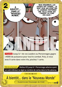 À bientôt... dans le "Nouveau Monde" OP10-115 Sang Royal