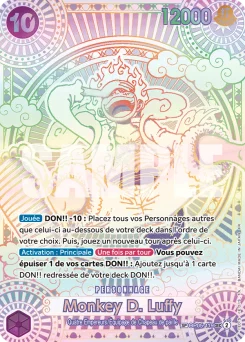 Monkey D. Luffy OP05-119 P5 Des Poings Vifs Comme l'Éclair