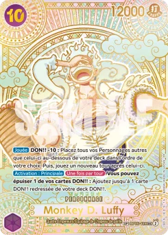 Monkey D. Luffy OP05-119 P6 Des Poings Vifs Comme l'Éclair