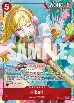 Hibari OP11-010 P1 Des Poings Vifs Comme l'Éclair