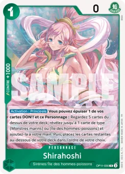 Shirahoshi OP11-030 Des Poings Vifs Comme l'Éclair