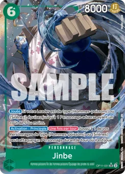 Jinbe OP11-031 P1 Des Poings Vifs Comme l'Éclair