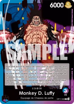 Monkey D. Luffy OP11-040 Des Poings Vifs Comme l'Éclair