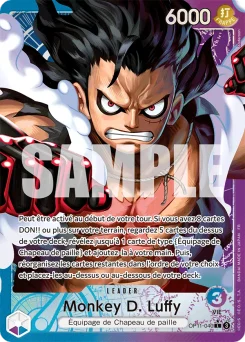Monkey D. Luffy OP11-040 P1 Des Poings Vifs Comme l'Éclair