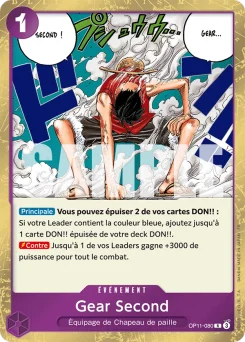 Gear Second OP11-080 Des Poings Vifs Comme l'Éclair