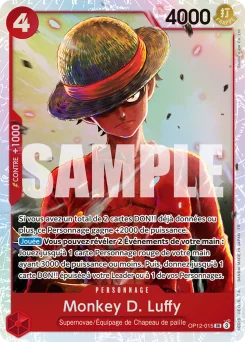 Monkey D. Luffy OP12-015 L'Héritage du Maître