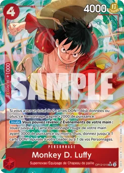 Monkey D. Luffy OP12-015 P1 L'Héritage du Maître