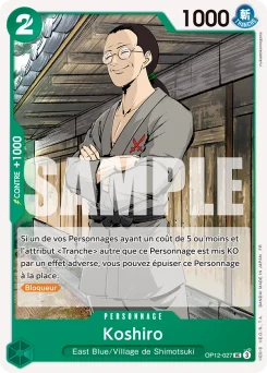 Koshiro OP12-027 L'Héritage du Maître