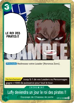 Luffy deviendra un jour le roi des pirates !! OP12-039 L'Héritage du Maître