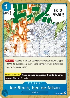 Ice Block, bec de faisan OP12-057 L'Héritage du Maître