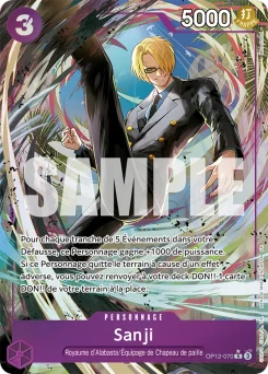 Sanji OP12-070 P1 L'Héritage du Maître