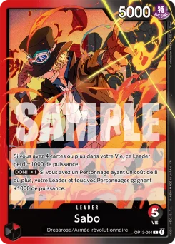 Sabo OP13-004 Successeurs