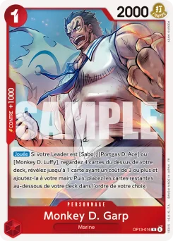 Monkey D. Garp OP13-016 Successeurs