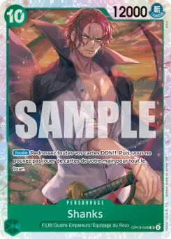 Shanks OP13-028 Successeurs