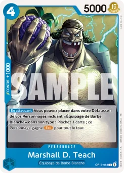 Marshall D. Teach OP13-053 Successeurs