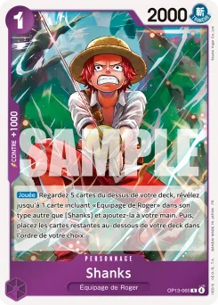 Shanks OP13-065 Successeurs
