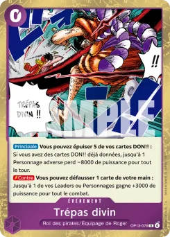 Trépas divin OP13-076 Successeurs