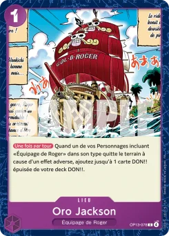 Oro Jackson OP13-078 Successeurs