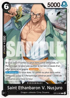 Saint Ethanbaron V. Nusjuro OP13-080 Successeurs